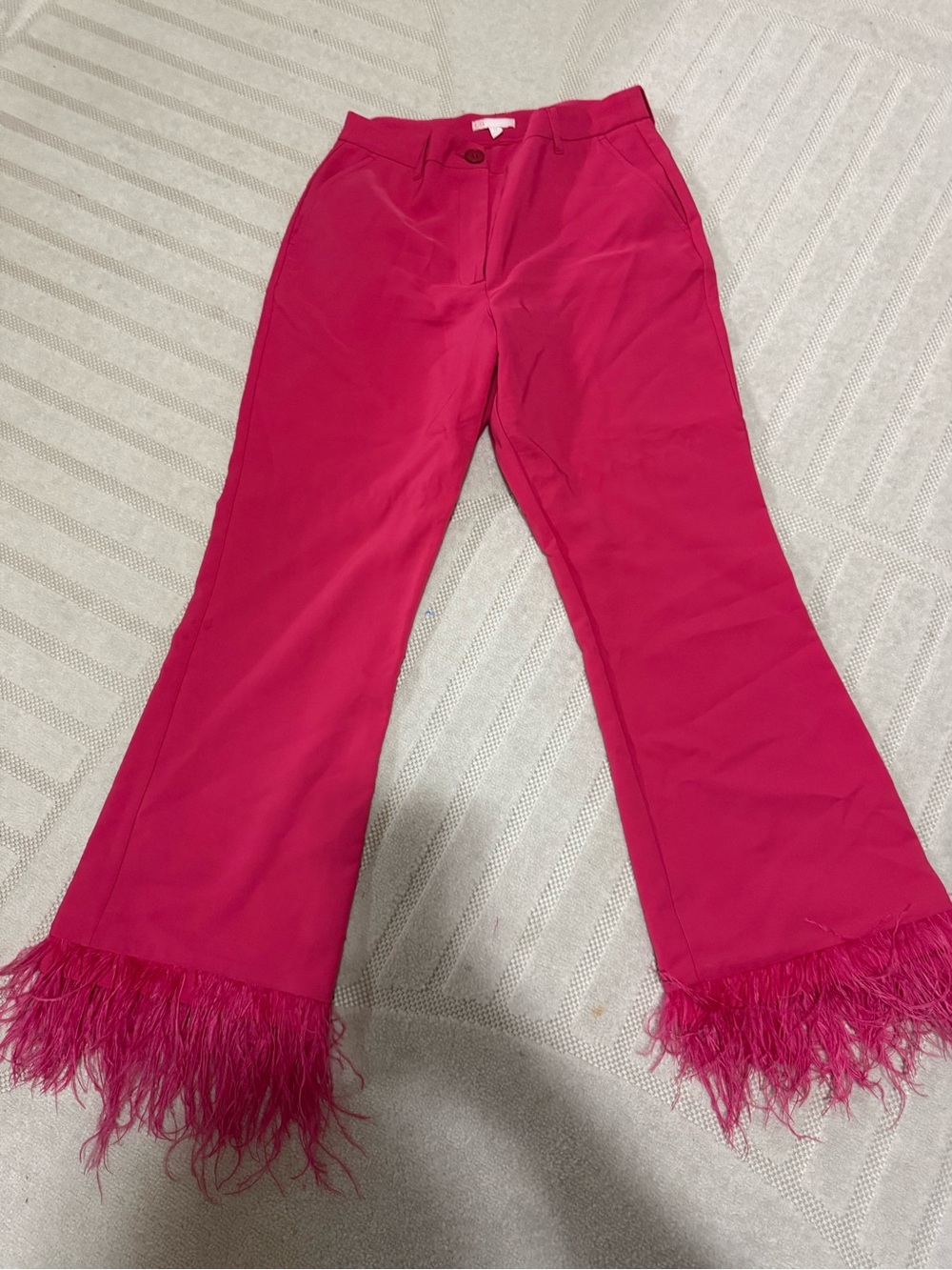 Feather pants